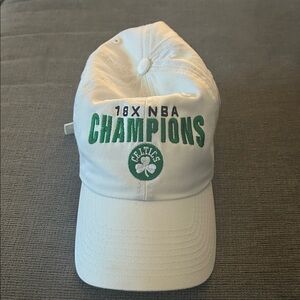White Celtics Champions Hat